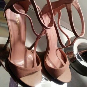 Light Pink Strappy Sandals